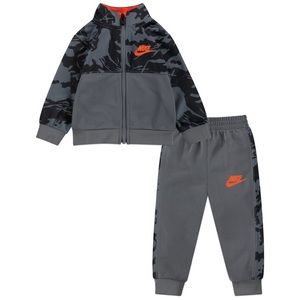 Nike Baby Boys Camo Tricot Jacket and Joggers Tracksuit 2 Piece Set 12 months